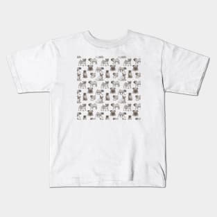 Pug Pattern 2 Kids T-Shirt